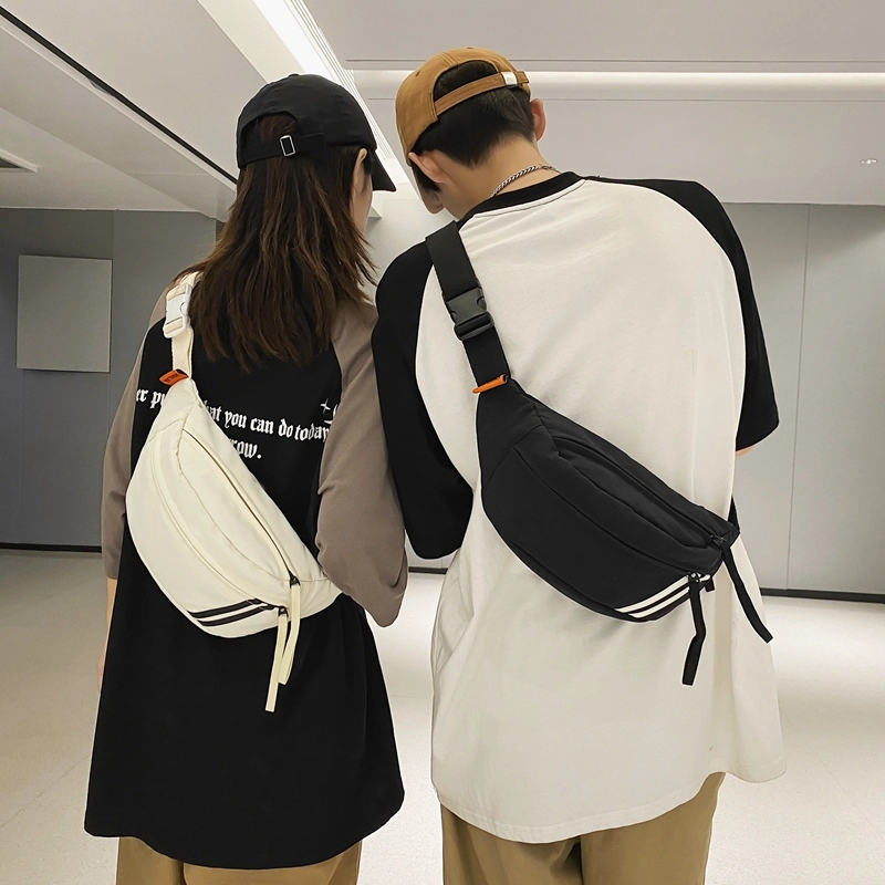 行途 潮流女包时尚质感学生斜挎包休闲手机包百搭 尼龙 胸包 男女同款情侣款 多色