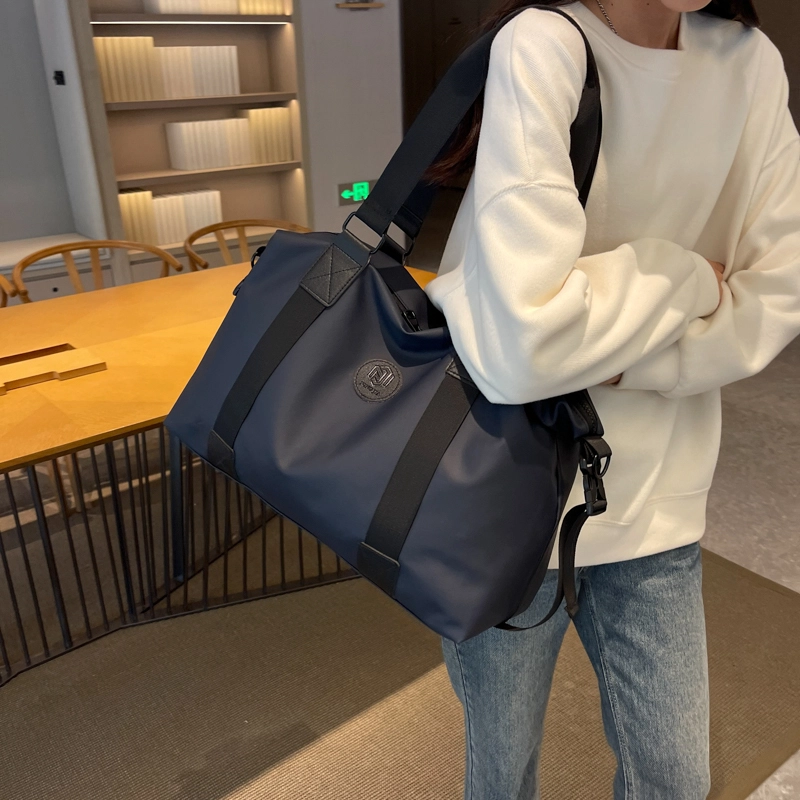 行途 韩版大容量 织物 健身包 中号 男女同款情侣款 黑色/粉色/酒红色/灰色/蓝色