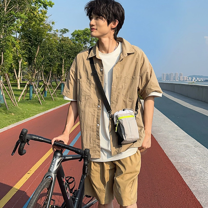 行途 时尚潮流百搭高级 尼龙 单肩斜挎包 常规 男女同款情侣款 多色