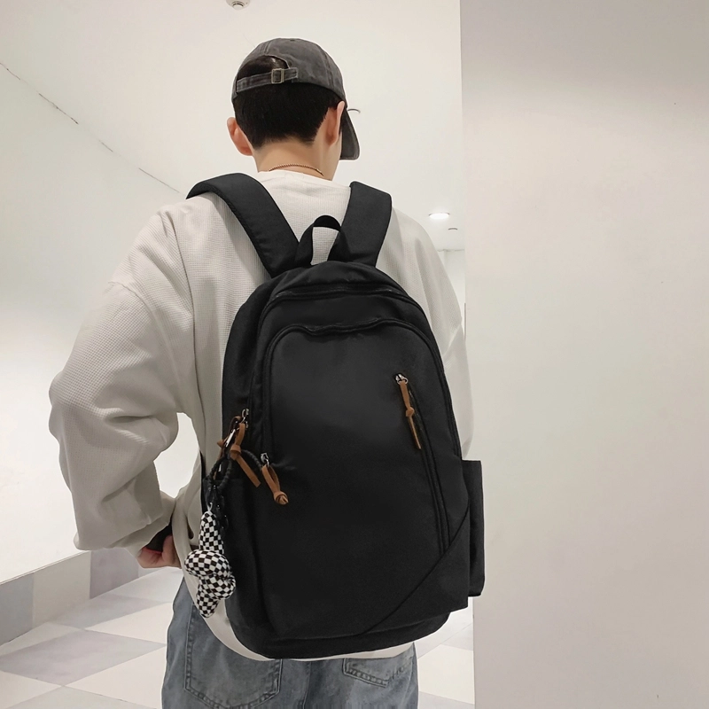 行途潮牌轻便旅行背包男士大容量尼龙双肩包女休闲防水高中大学生书包男生 多色