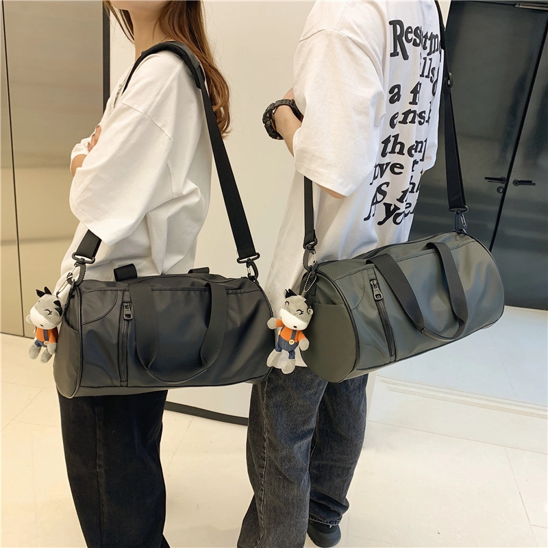 行途 大容量百搭 牛津布 健身包 大号 男女同款情侣款 绿色/灰色/黑色