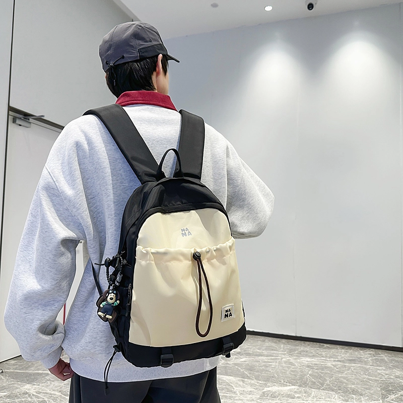 行途 潮流简约小众设计大容量 尼龙 双肩包 男女同款情侣款 多色
