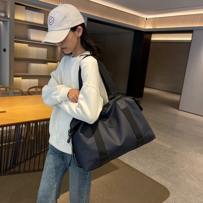 行途 韩版大容量 织物 健身包 中号 男女同款情侣款 黑色/粉色/酒红色/灰色/蓝色