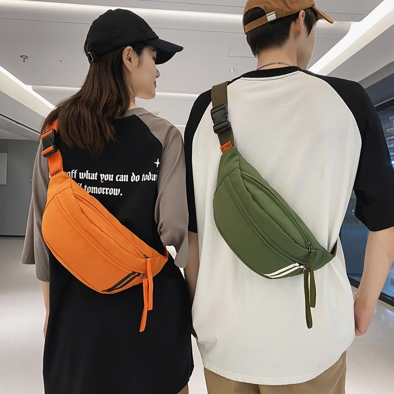 行途 潮流女包时尚质感学生斜挎包休闲手机包百搭 尼龙 胸包 男女同款情侣款 多色