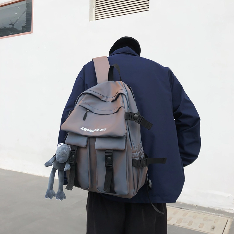 行途 运动潮流时尚 尼龙 双肩包 男女同款情侣款 黑色/蓝色/绿色