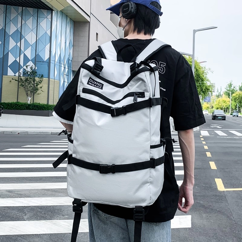 行途 旅行大容量出差轻便外出便捷 牛津布 双肩包 常规 男女同款情侣款 多色