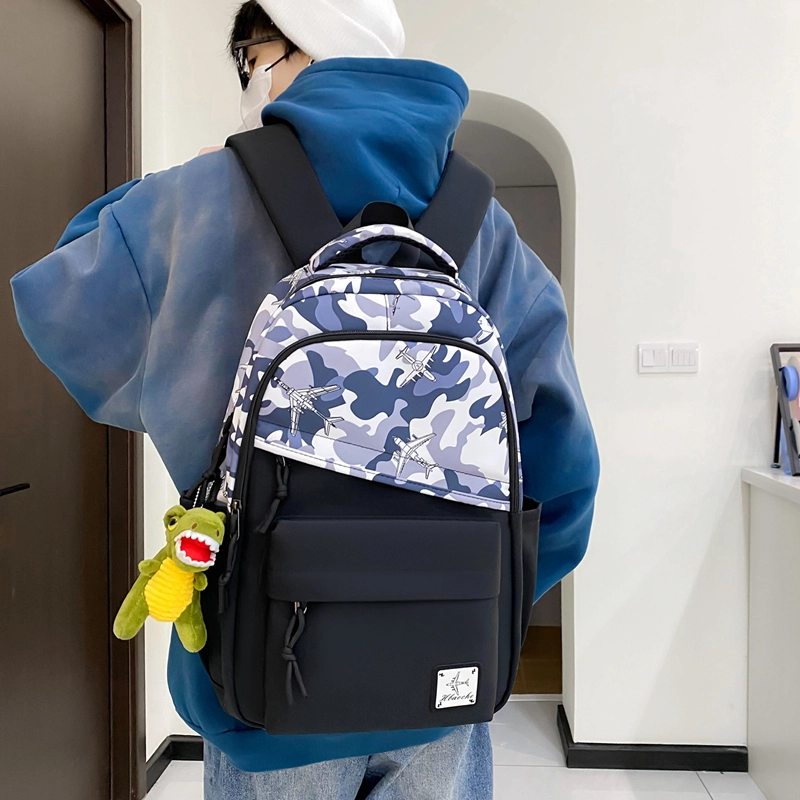 行途 大学生大容量小众休闲旅行电脑 尼龙 背包双肩包 男女同款情侣款 多色