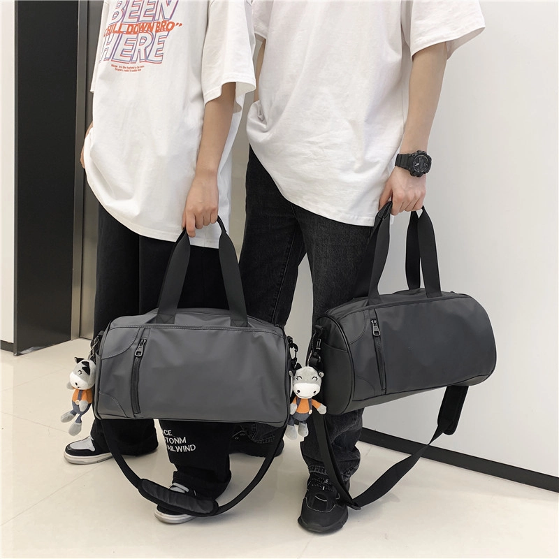 行途 大容量百搭 牛津布 健身包 大号 男女同款情侣款 绿色/灰色/黑色