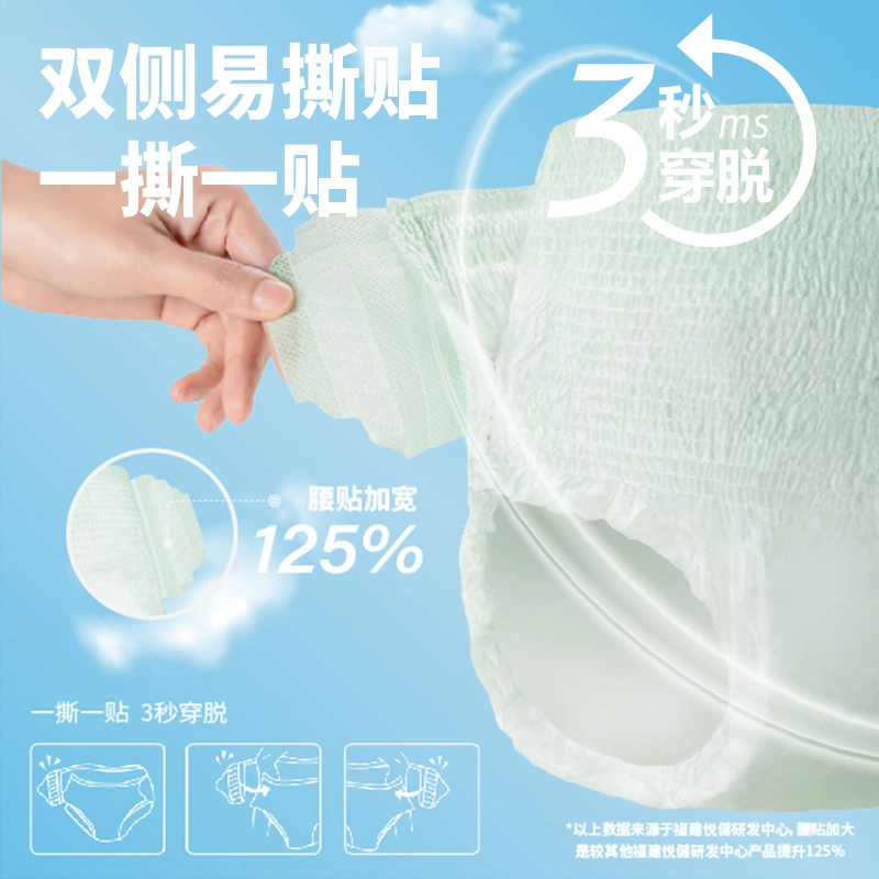 蓝棉花 医护级日用安心裤早安裤卫生巾 益生菌特护抑菌祛异味