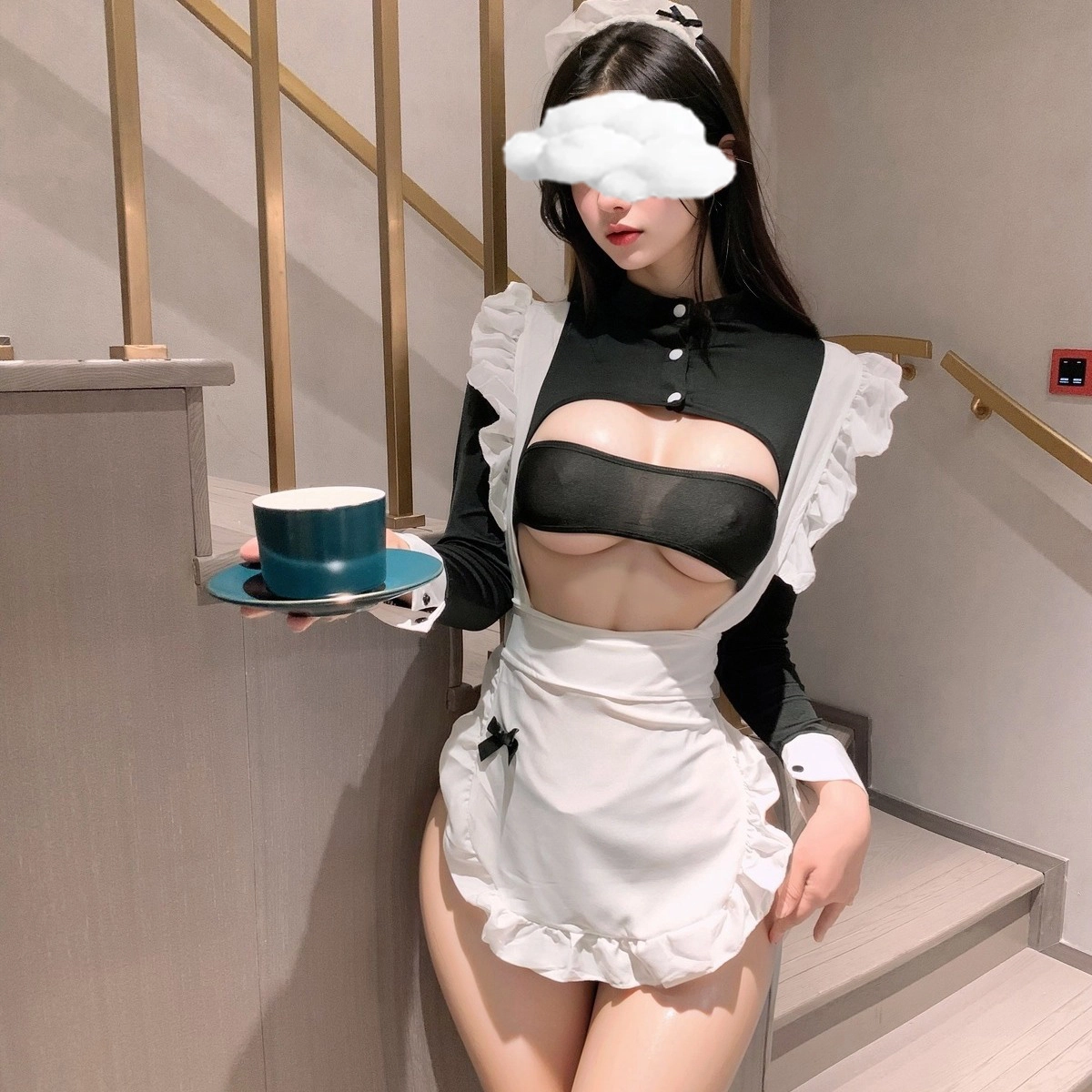 探寻鹿  情趣内衣性感制服诱惑感睡衣纯欲小胸显大免脱女仆装