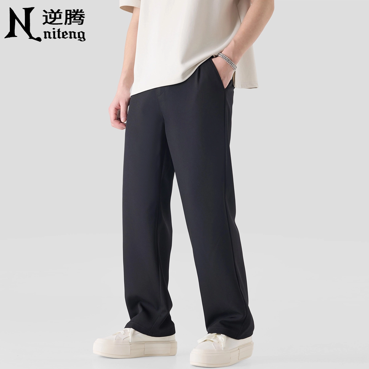 逆腾 潮牌时尚舒适休闲裤 男款