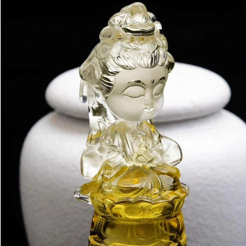 灵运宝 转运招财巴西俏色 晶体干净天然 黄水晶 摆件 男女同款情侣款