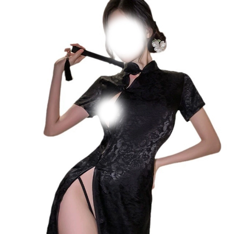 妃优怡  情趣内衣性感制服诱惑睡衣纯欲小胸显大纯欲免脱旗袍