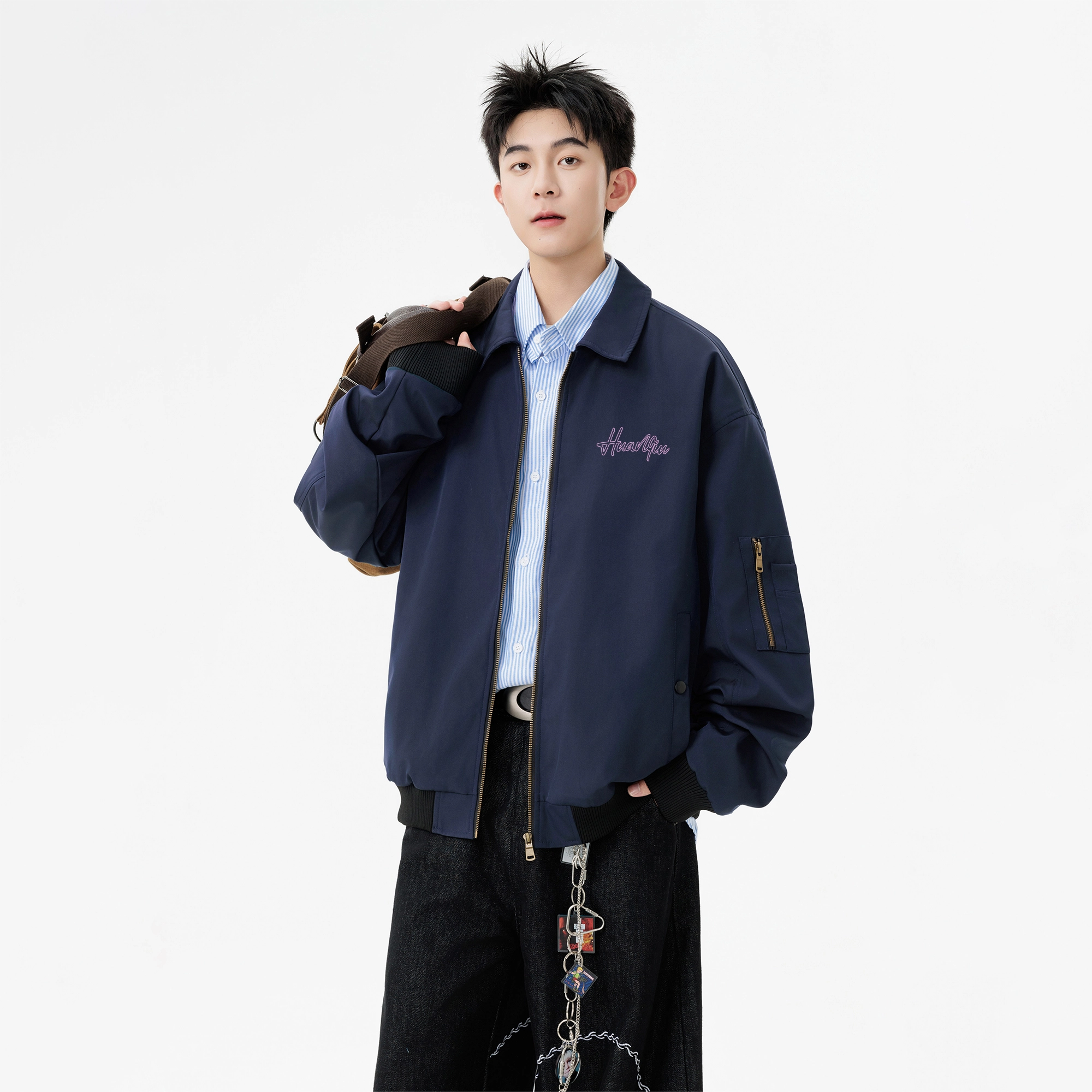 HUANQIU Logovibevintagebomber