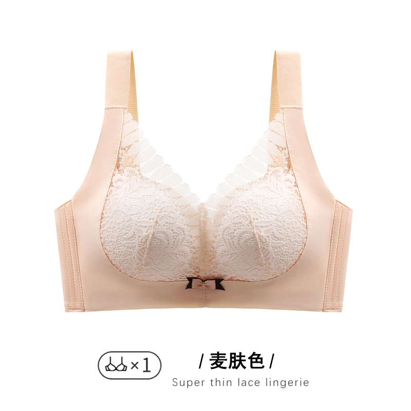 黛尔佳人 性感无痕内衣女小胸聚拢收副乳防下垂胸罩爆款无钢圈文胸 女款