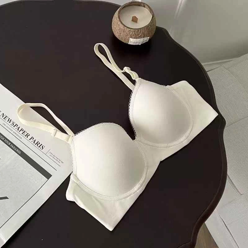 黛尔佳人 性感胸大显小聚拢无痕薄款收副乳防下垂软钢圈文胸 女款