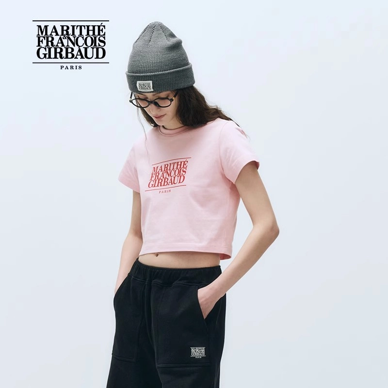 MARITHE FRANCOIS GIRBAUD logo ins T