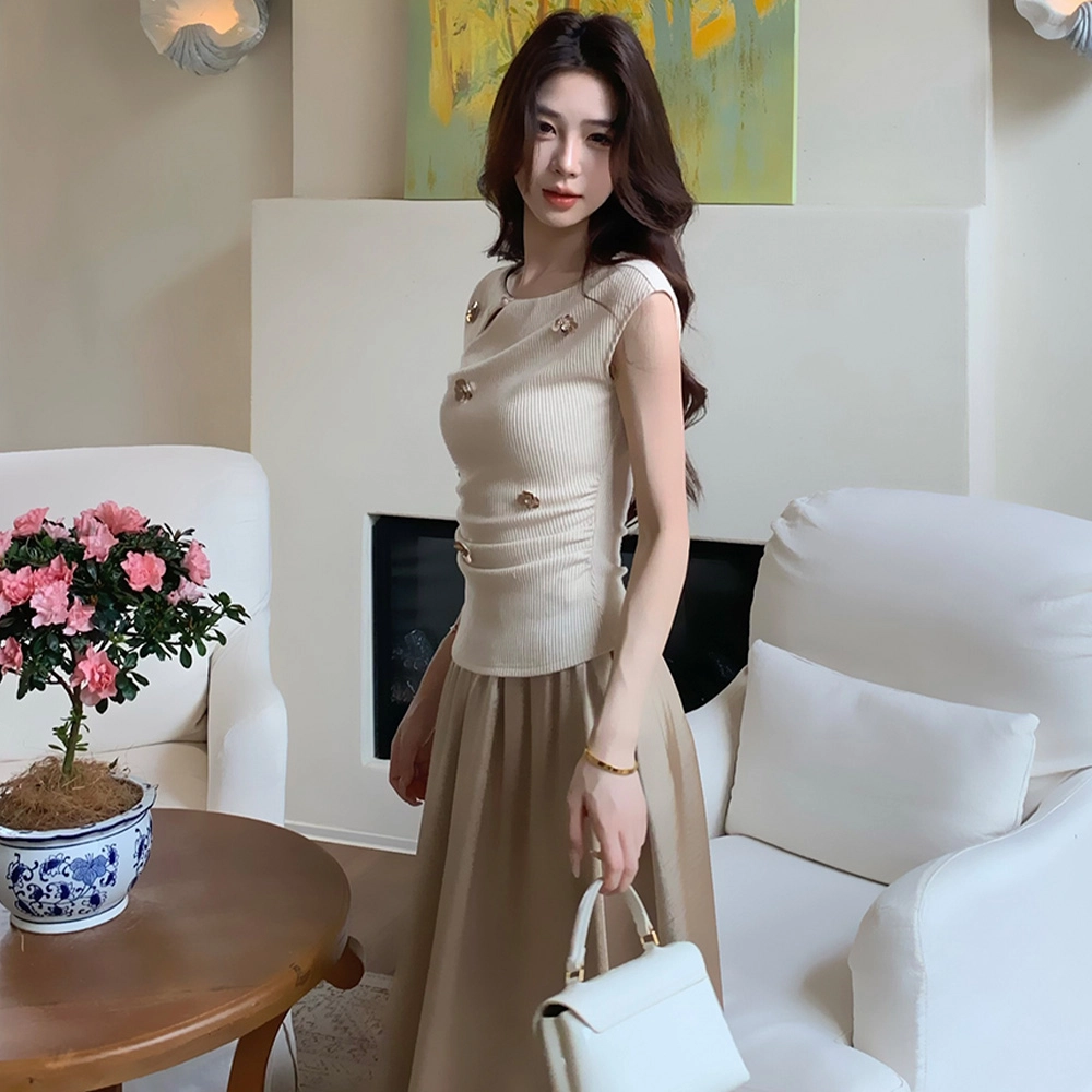 依钗 新中式与法式风格兼具的时尚裙装套装裙装套装 女款