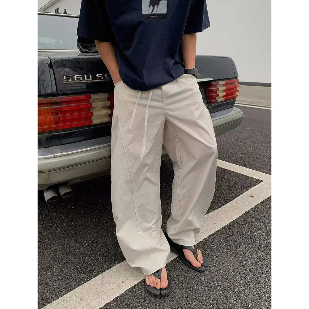 拓菲 夏季潮牌宽松立体裁剪透气凉感百搭直筒休闲裤 男女同款