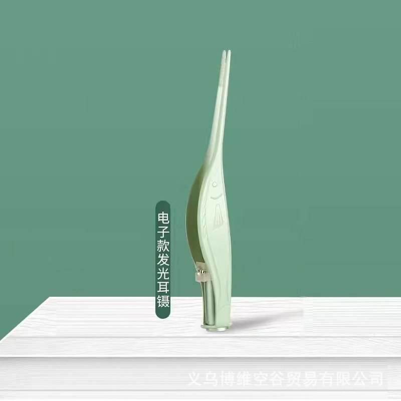 舒小奢发光耳勺带灯耳镊儿童掏耳神器掏耳勺挖耳勺采耳工具实用