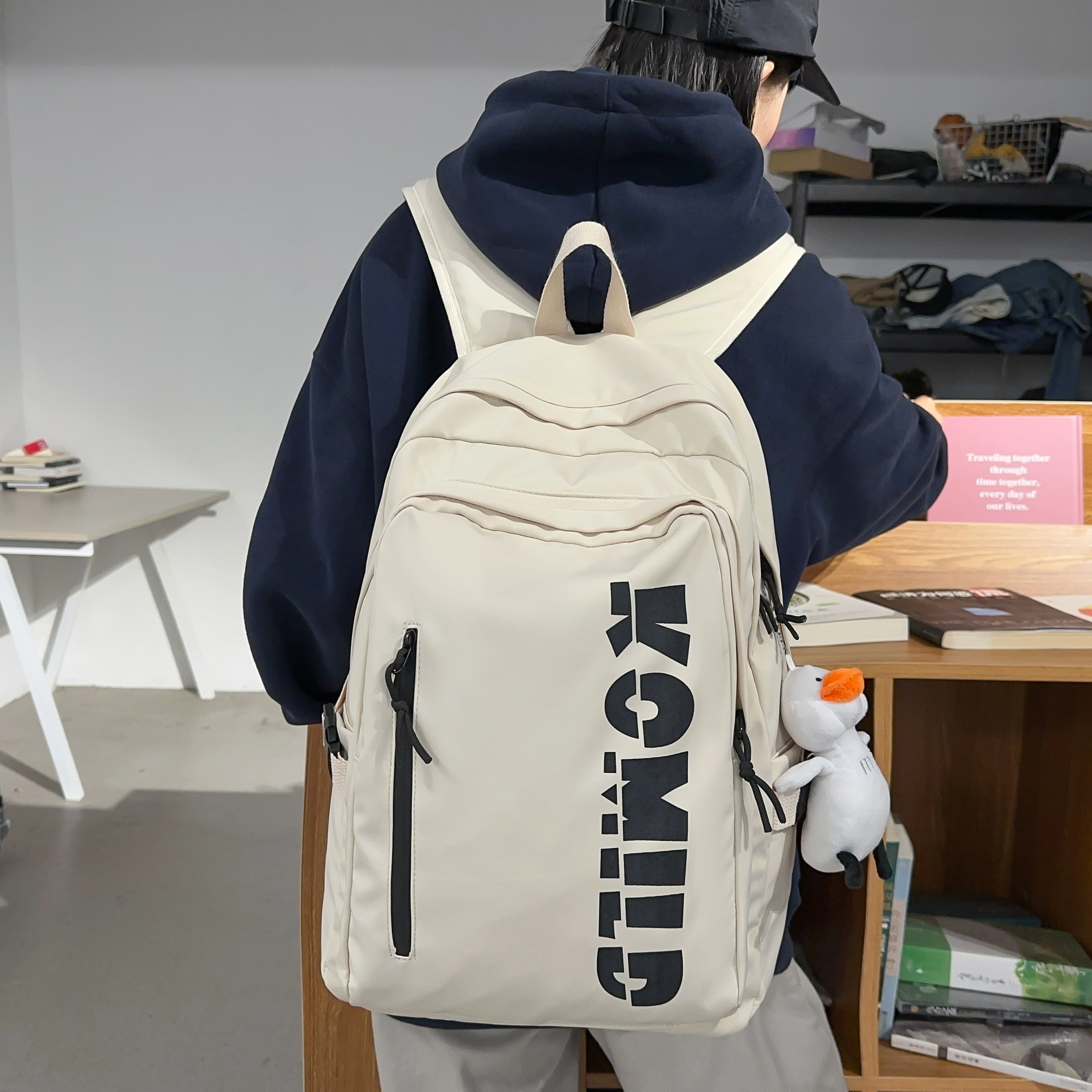 泰格奴 工装机能百搭个性时尚潮流 尼龙 双肩包 常规 男女同款情侣款 多色