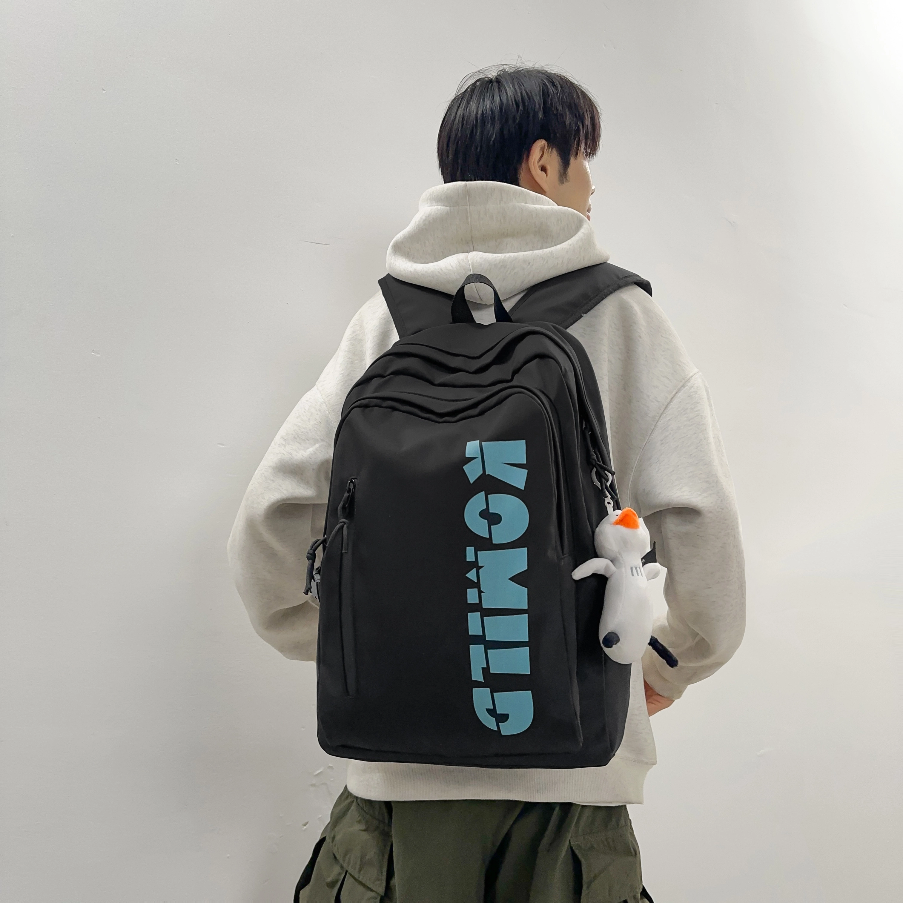 泰格奴 工装机能百搭个性时尚潮流 尼龙 双肩包 常规 男女同款情侣款 多色
