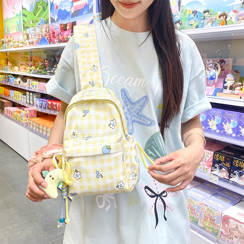 泰格奴 小清新休闲高颜值韩版背包初中高中大学上课百搭 尼龙 双肩包 男女同款情侣款 多色