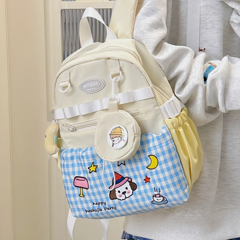 泰格奴 韩系甜美高颜值小众 涤纶 双肩包 女款 多色