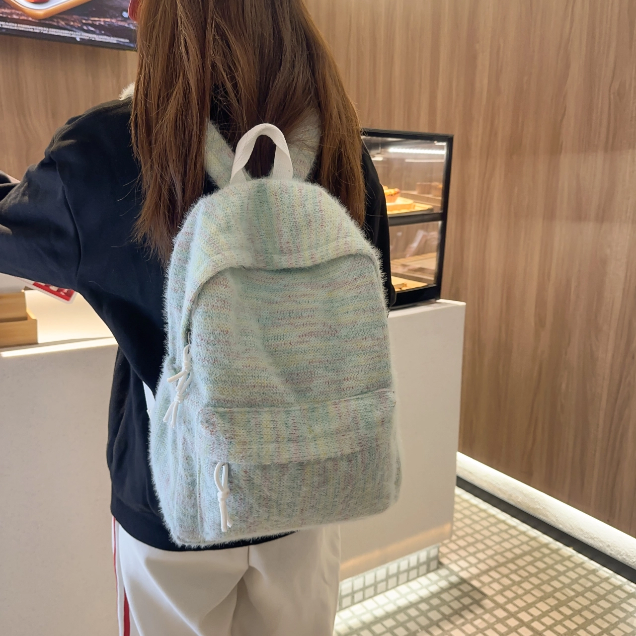 泰格奴 工装机能百搭个性运动街头旅行大容量背包初中生高中生大学生上课百搭书包 尼龙 双肩包 男女同款情侣款 黄色/绿色/红色/白色