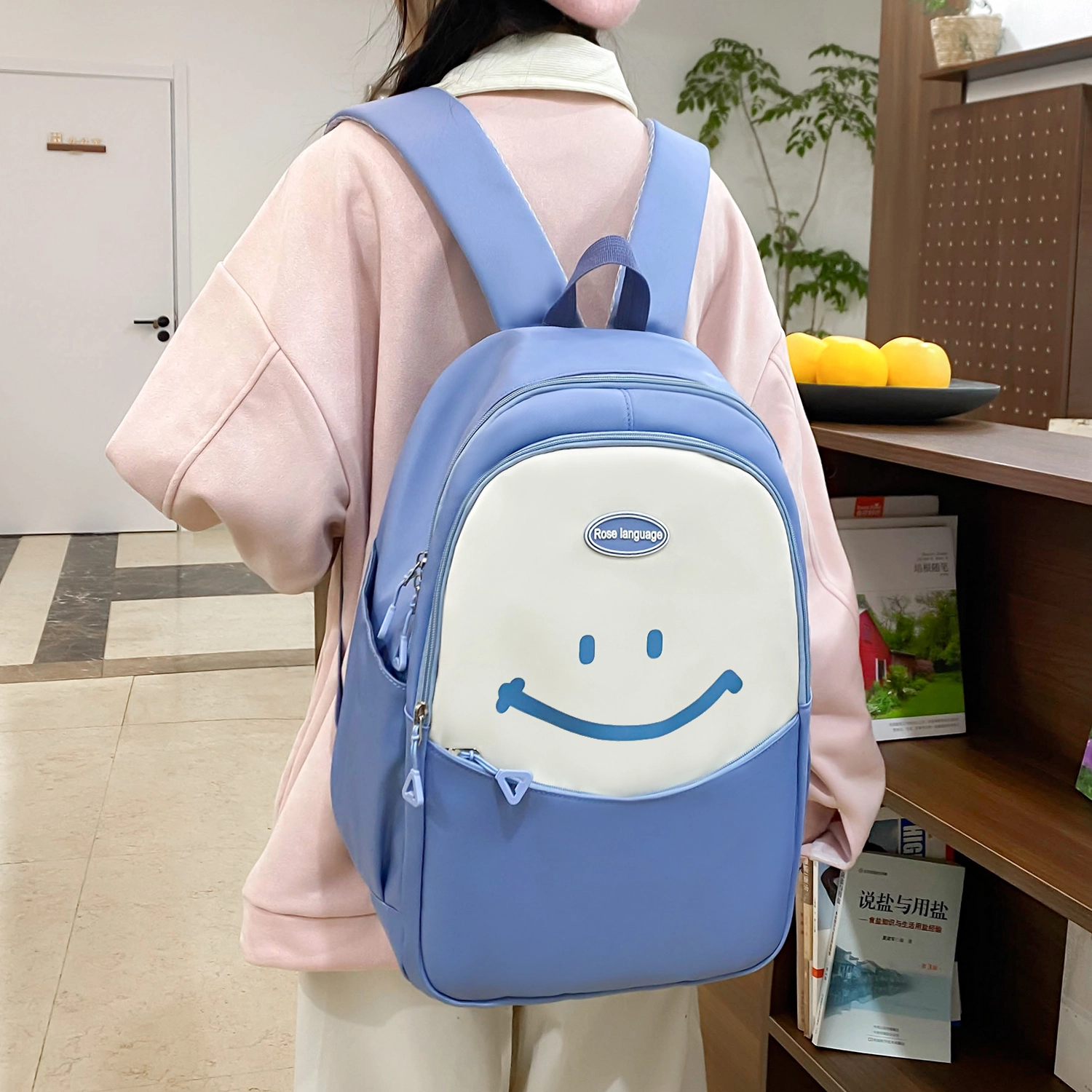 泰格奴 毕业季旅游旅行撞色轻便百搭个性气质高级潮流时尚 尼龙 组合装 女款 卡其色/湖蓝色/紫色/红色/黑色