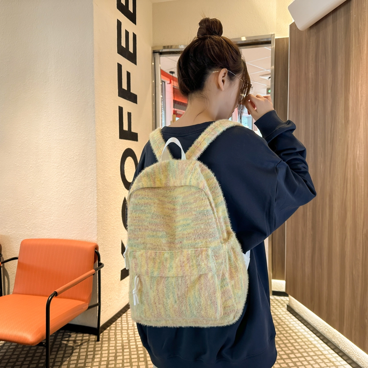 泰格奴 工装机能百搭个性运动街头旅行大容量背包初中生高中生大学生上课百搭书包 尼龙 双肩包 男女同款情侣款 黄色/绿色/红色/白色