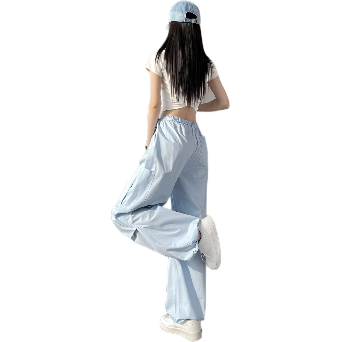 沐晓欣 百搭优雅舒适休闲裤 女款
