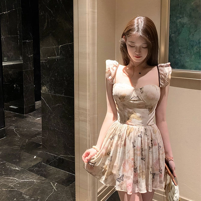 沐晓欣 舒适时尚休闲百搭吊带连衣裙 女款 图片色