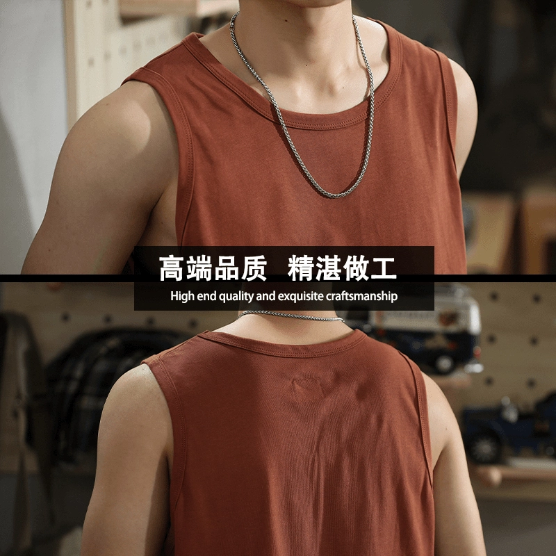 吉肯蒂 简约百搭日常时尚个性舒适背心 男款