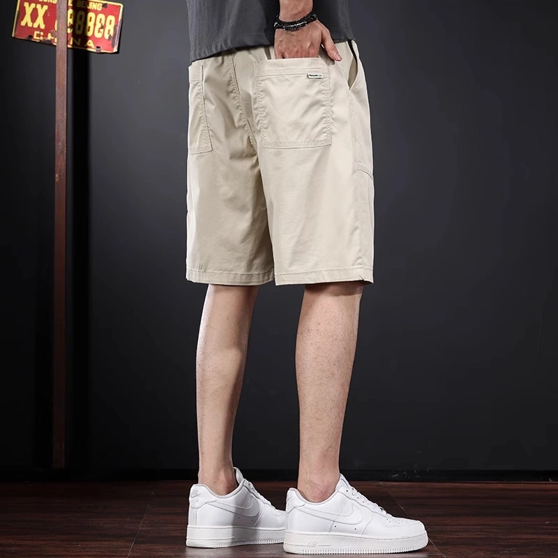 尘映 高品质夏季薄款工装中裤五分裤子休闲短裤 男款
