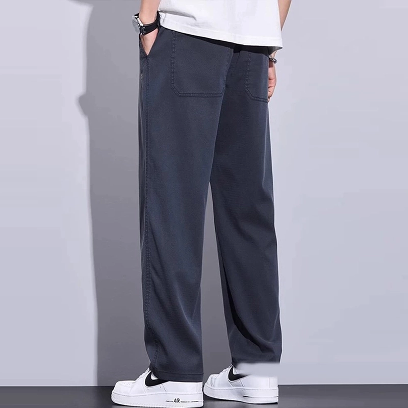炳盛 夏季薄款凉感宽松阔腿休闲裤 男女同款