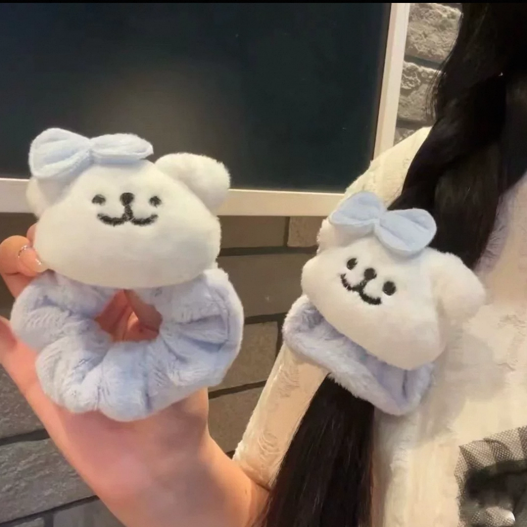 希铃 卡通甜美 金丝绒 发夹 女款