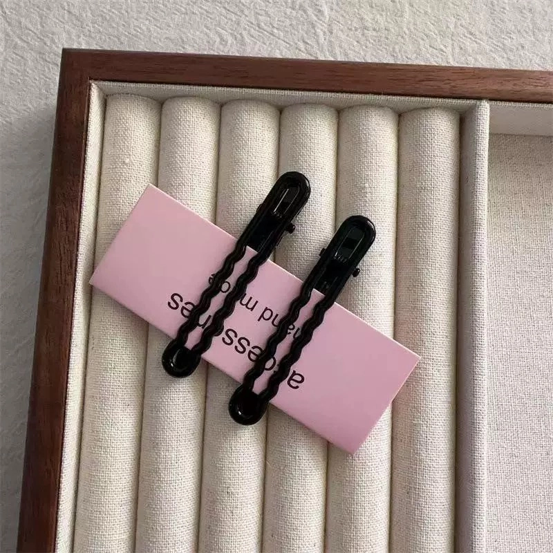 希铃 多巴胺彩色波浪碎发 亚克力 发夹 女款
