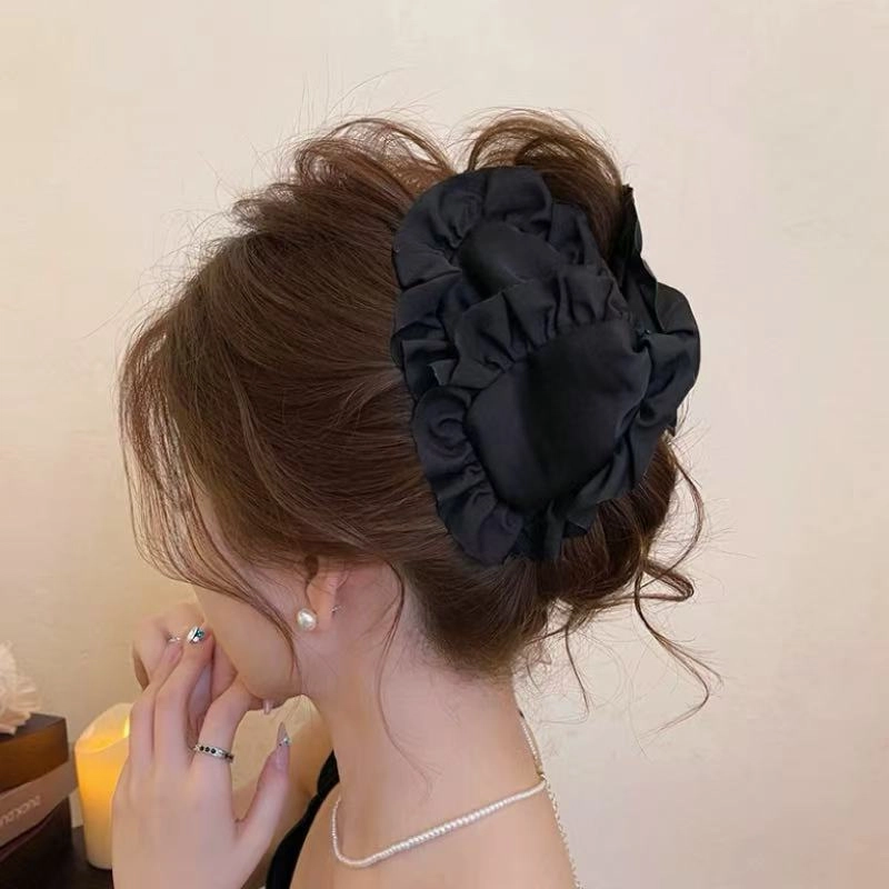 希铃 高级感 布艺 发夹 女款