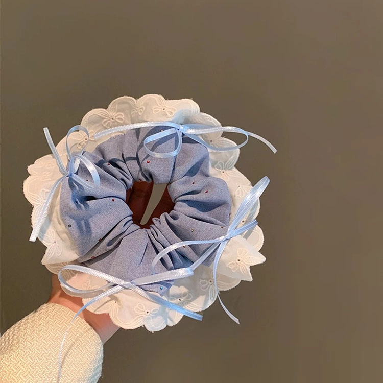 希铃 芭蕾风蝴蝶结 蕾丝 头绳 女款