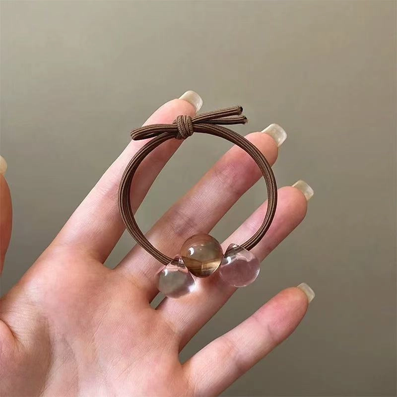 希铃 果冻色系 橡胶 头绳 女款