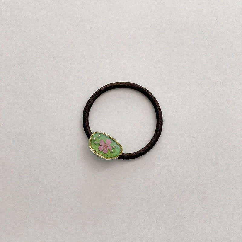 希铃 森系超仙高弹力 干花合金 发圈 女款