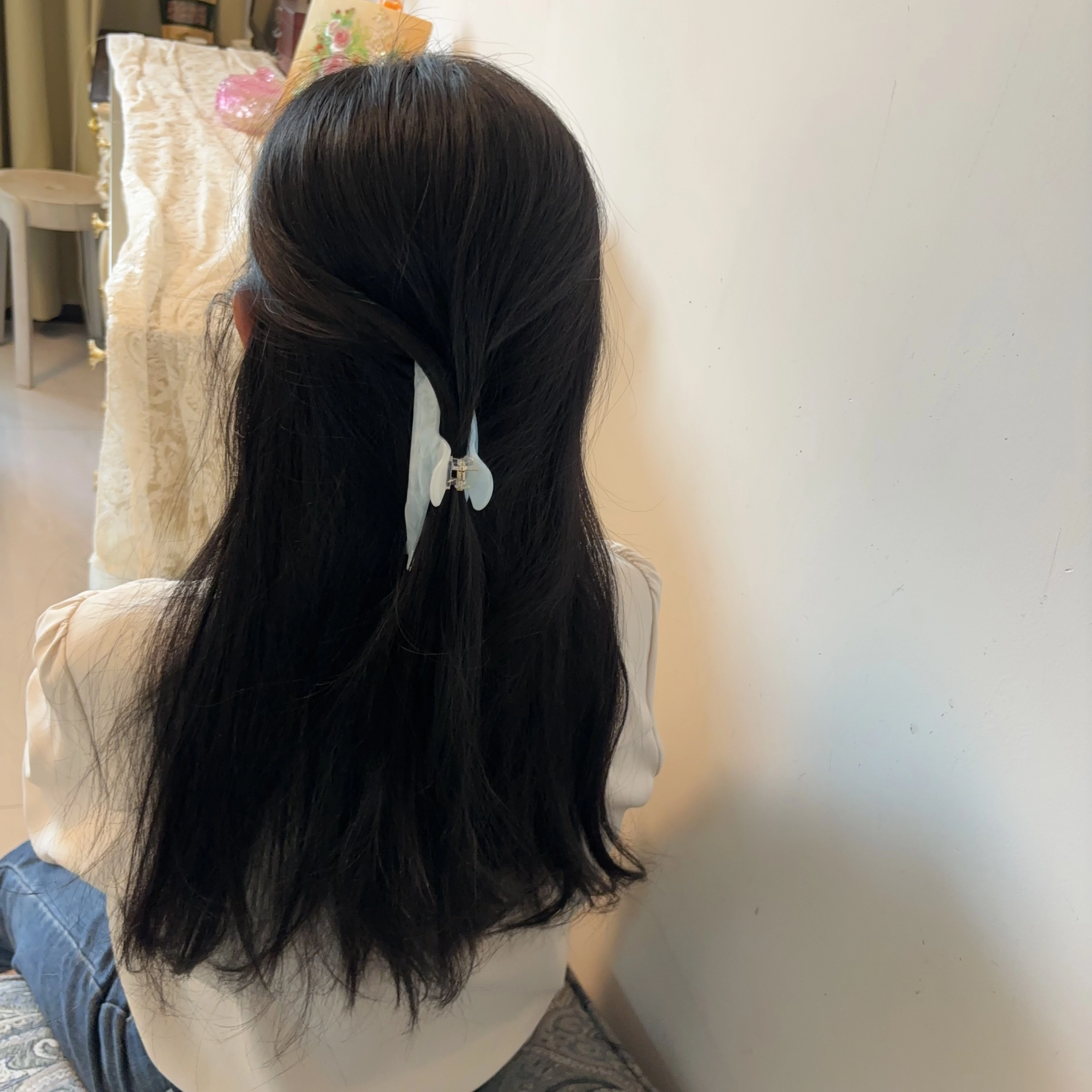 希铃 蓝色渐变海豚 半抓 全抓  鲨鱼夹 浪漫海边度假 温柔简约百搭  高级感 醋酸 发夹 女款