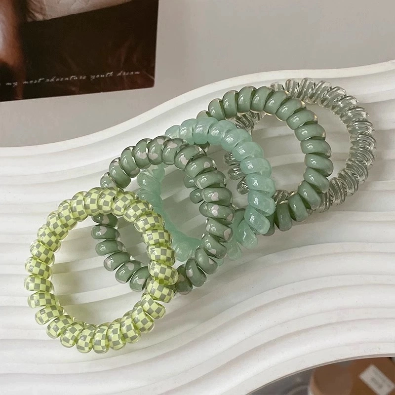希铃 果冻彩色系列 电话圈组合款 树脂 发圈/头绳 女款