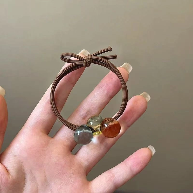 希铃 果冻色系 橡胶 头绳 女款