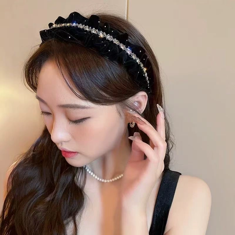 希铃 满天星 高颅顶法式复古 高级感 发箍 女款
