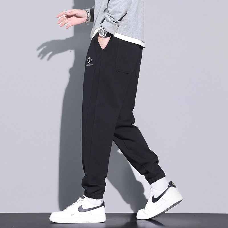 赛瀚 高级感哈伦裤束脚休闲裤男款春秋舒适亲肤时尚百搭户外运动男装宽松长裤显瘦显高青少年美式高街风潮流日常通勤外穿卫裤 男女同款