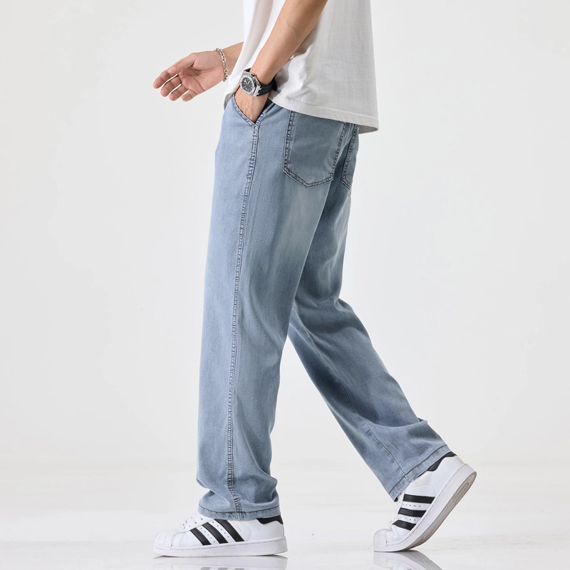 赛瀚 宽松舒适直筒牛仔裤 男女同款