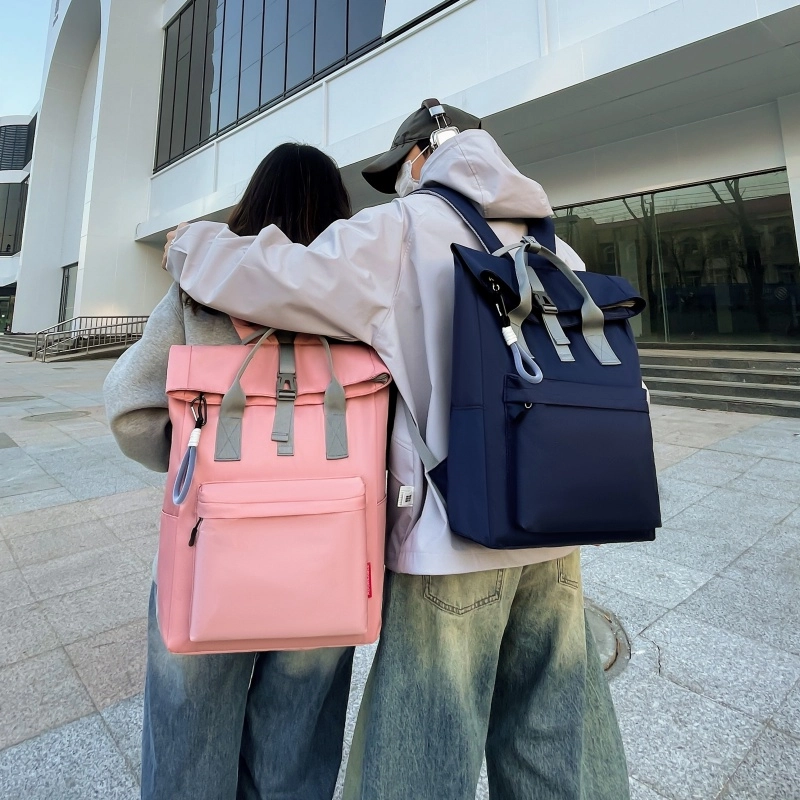 小猪班纳 实用通勤电脑背包旅行 尼龙 双肩包 男女同款情侣款 多色