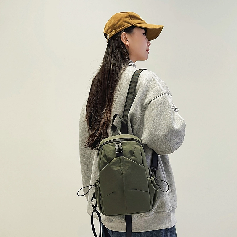 小猪班纳 旅行韩版轻便通勤百搭小背包 尼龙布 单肩斜挎双肩包 男女同款情侣款 多色
